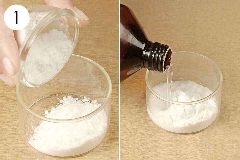 step 1 put baking soda and hydrogen peroxide to use for health and beauty