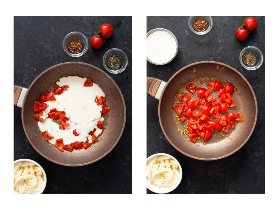 Сливочная паста с креветками и моцареллой: пошаговый рецепт с фото