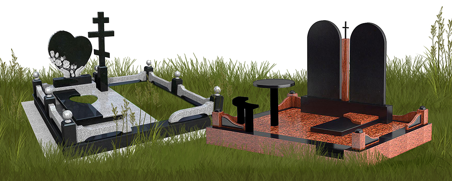 Уникальные надгробия на кладбище